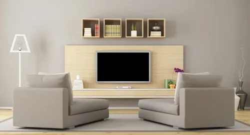 Tackle Single Room Challenges with a Ductless Mini Split System contemporary indoors family minimalist sofa room comfort apartment parquet seat luxury cushion inside chair shelf leather