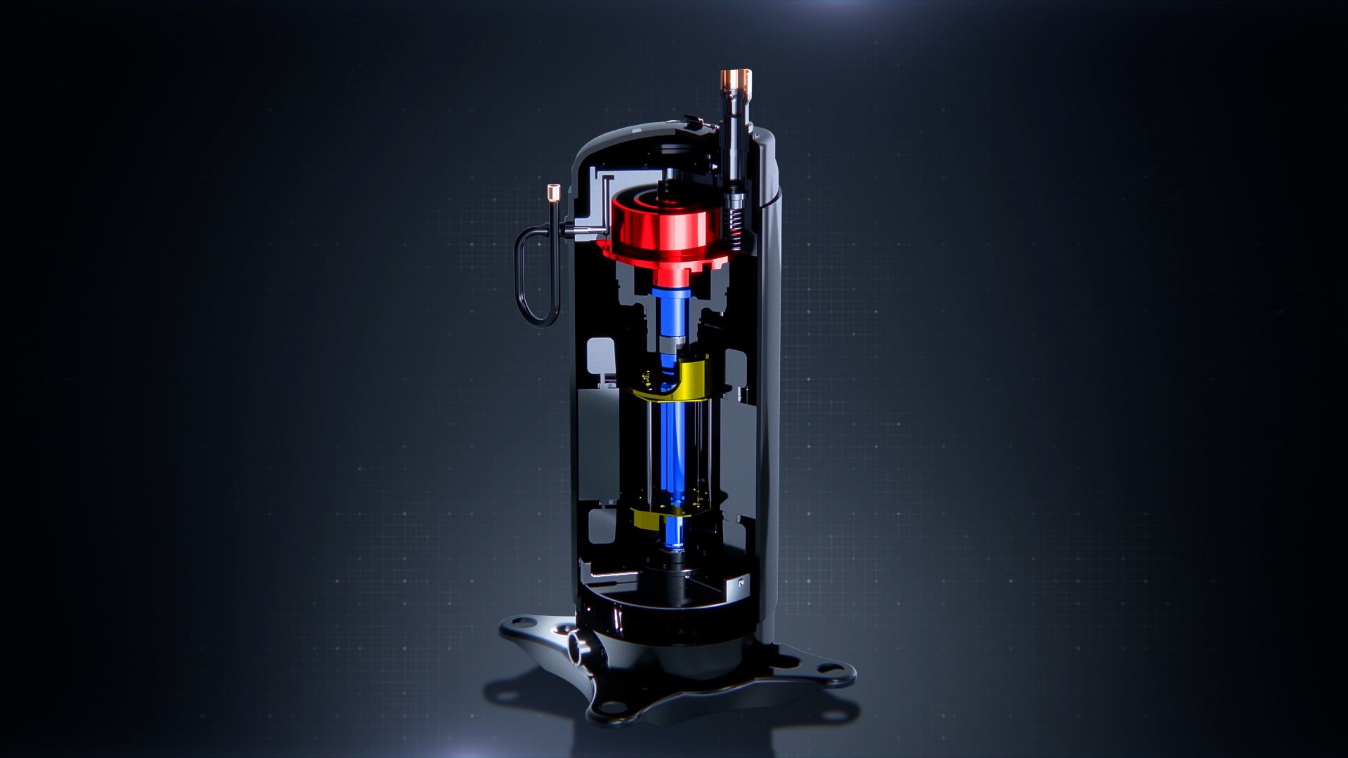 Inverter-driven compressor