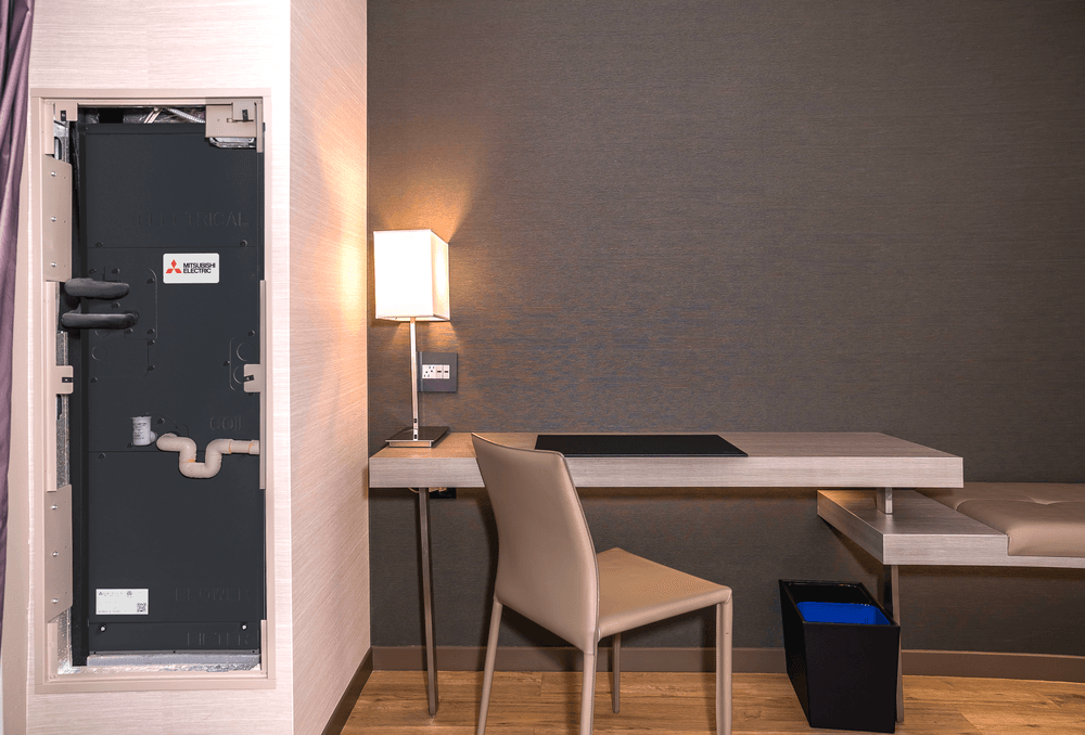 Air Handler in AC Marriott Hotel Room