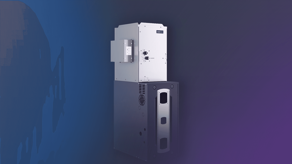 Intelli-HEAT unit installed on top of furnace