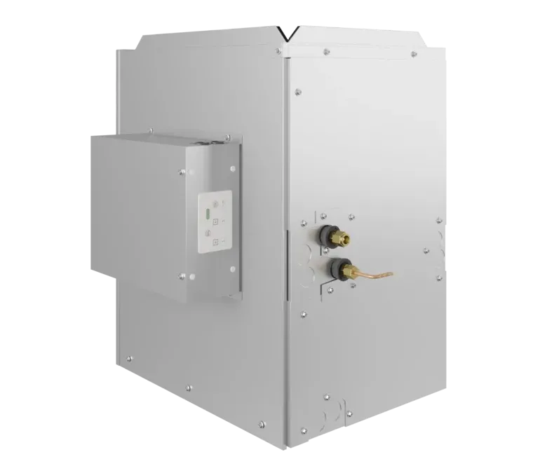 Mitsubishi Electric indoor intelli-HEAT cased-coil unit