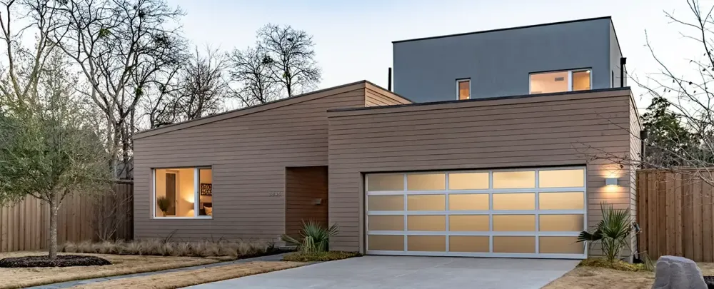 Lively Passive House window house garage architecture family home building wood roof door construction sky light room brick expression apartment estate