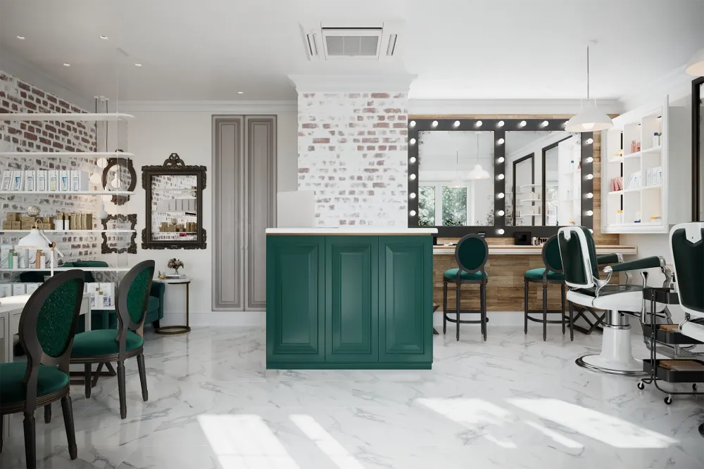 Four-way Ceiling Cassette SLZ installed